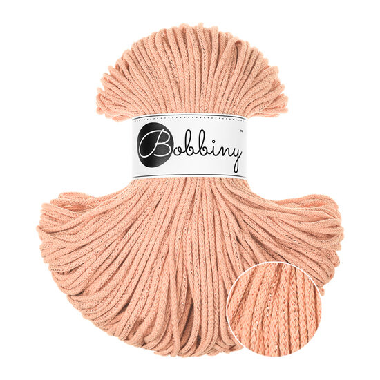 Pītā aukla - Unicolor Peach Fuzz